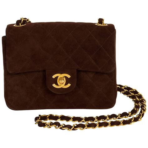 brown suede chanel bag|authentic chanel shoulder bags.